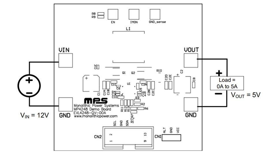 Location Circuit - Monolithic Power Systems (MPS) EVL4248-QV-00A Evaluation Board